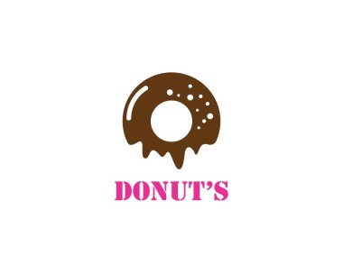 Donut vektör resimleme tasarımı