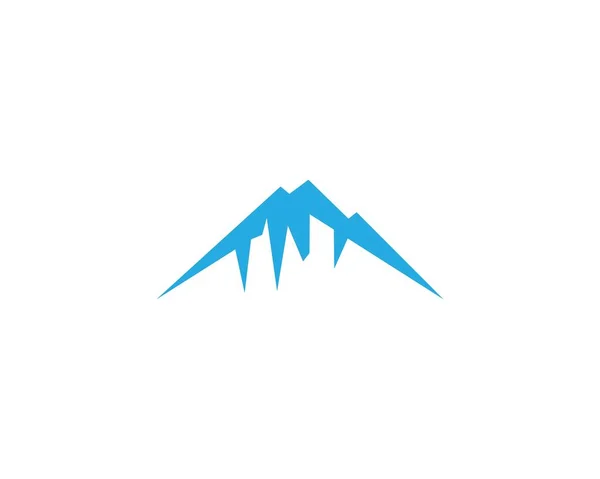 Mountain Vector Pictogram Illustratie Ontwerp — Stockvector