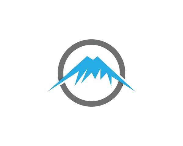 Mountain Vector Pictogram Illustratie Ontwerp — Stockvector