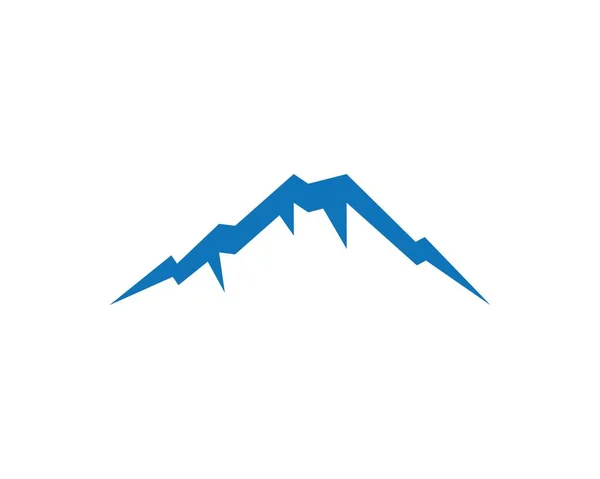 Mountain Vector Pictogram Illustratie Ontwerp — Stockvector