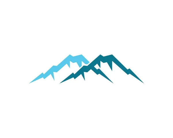 Mountain Vector Pictogram Illustratie Ontwerp — Stockvector