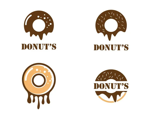 Donut Vektor Symbol Illustration Design — Stockvektor