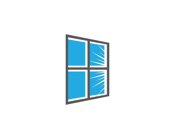Fenster Vektor Symbol Illustration Design — Stockvektor