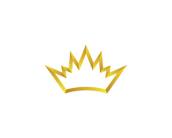 Crown Vector Icon Illustration — Stock Vector