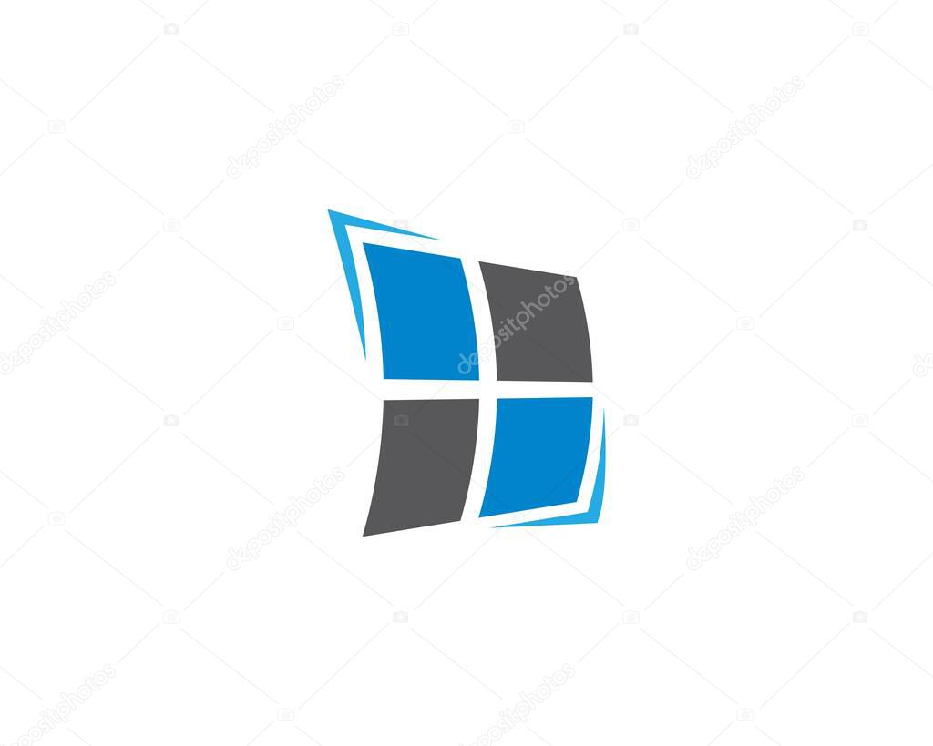 Window vector icon illustration design