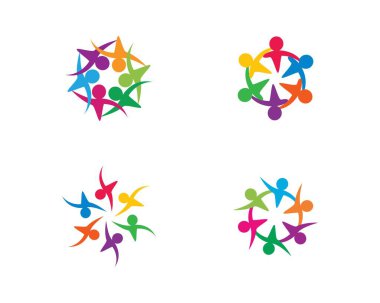 Topluluk vektörü illüstrasyon tasarımı