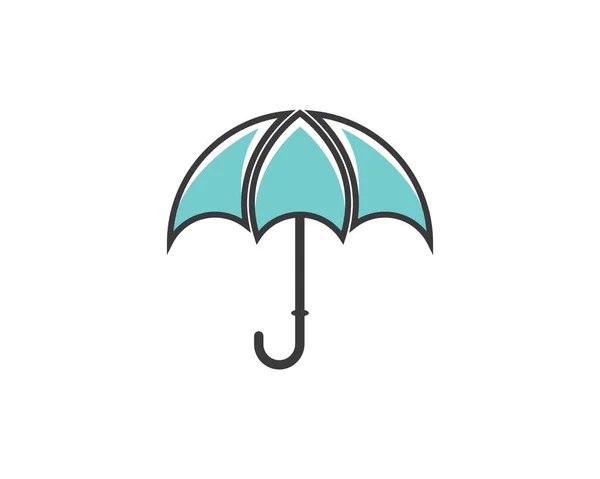 Şemsiye Sembolü Vektör Illüstrasyonu — Stok Vektör