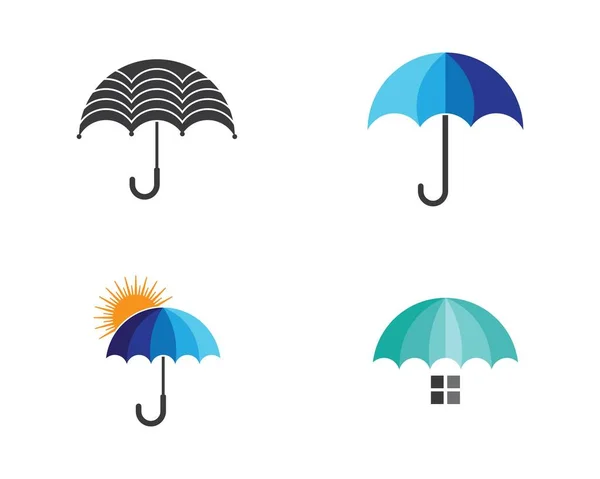 傘のシンボルベクトルアイコンイラスト — ストックベクタ