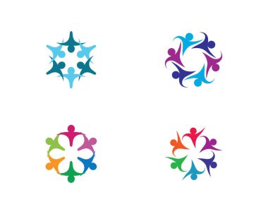 Topluluk vektörü illüstrasyon tasarımı