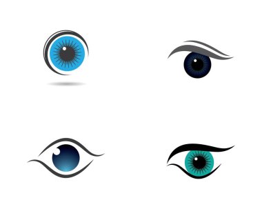 Göz sembolü vektör resimleme tasarımı