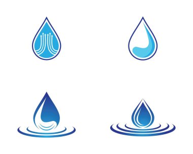 Su damlası vektör resimleme