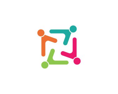 Topluluk vektörü illüstrasyon tasarımı