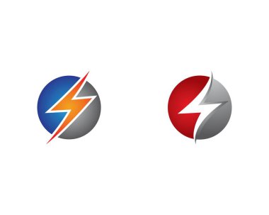 Thunderbolt vektör resimleme tasarımı