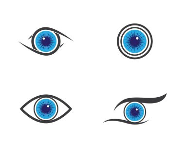 Göz sembolü vektör resimleme tasarımı