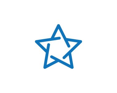 Yıldız vektör illüstrasyon tasarımı