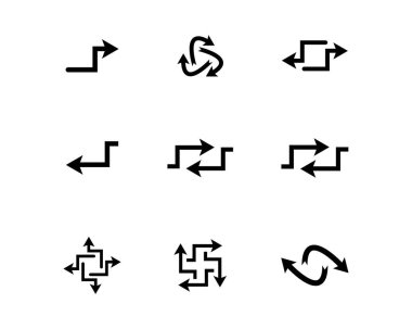 Ok sembolü vektör illüstrasyonu