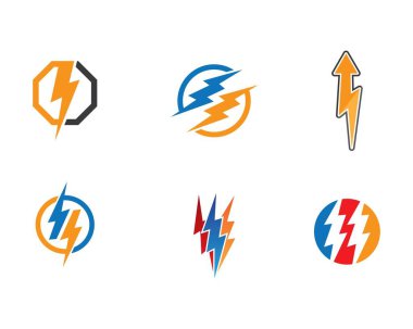 Thunderbolt vektör resimleme tasarımı