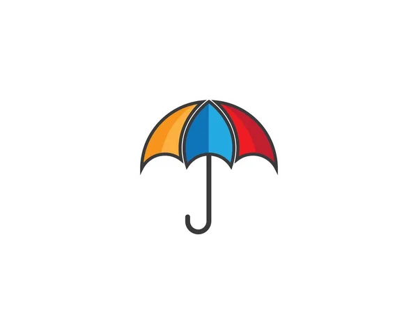 Paraguas Símbolo Vector Icono Ilustración — Vector de stock