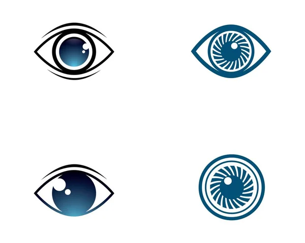 Oko Symbol Wektor Ikona Ilustracja Projekt — Wektor stockowy