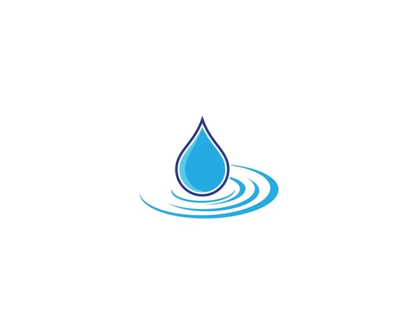 Water Drop Vector Icon Illustration — Stock Vector