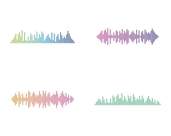 Illustration Icône Vectorielle Onde Sonore — Image vectorielle