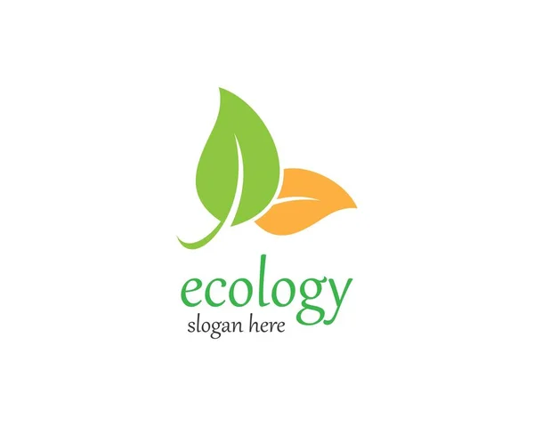 Ecologia Icona Vettoriale Illustrazione Design — Vettoriale Stock