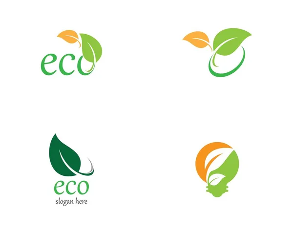 Ecology Vector Icon Illustration Design — Stock Vector