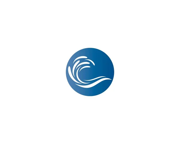 Wave Symbol Vector Icon Illustration Design — Stock Vector