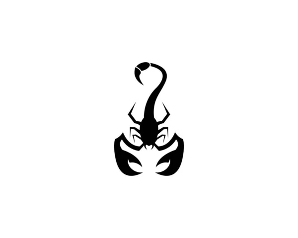 Scorpion Symbool Vector Pictogram Illustratie Ontwerp — Stockvector