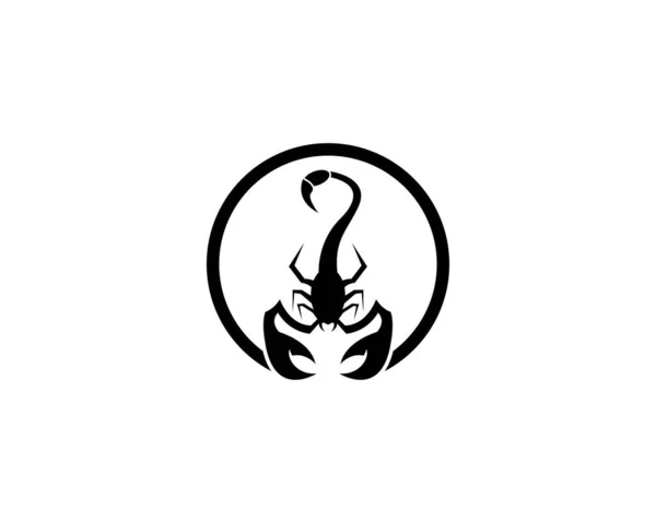 Символ Скорпіона Векторний Дизайн Ілюстрації — стоковий вектор