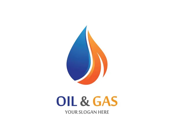 Oil Gas Vector Icon Illustration — Stock Vector