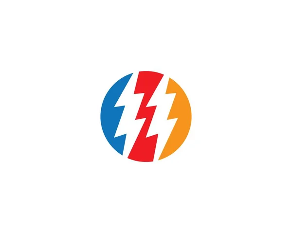 Thunderbolt Vektor Icon Illustration Design — Stockvektor