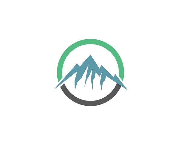 Mountain Vector Pictogram Illustratie Ontwerp — Stockvector