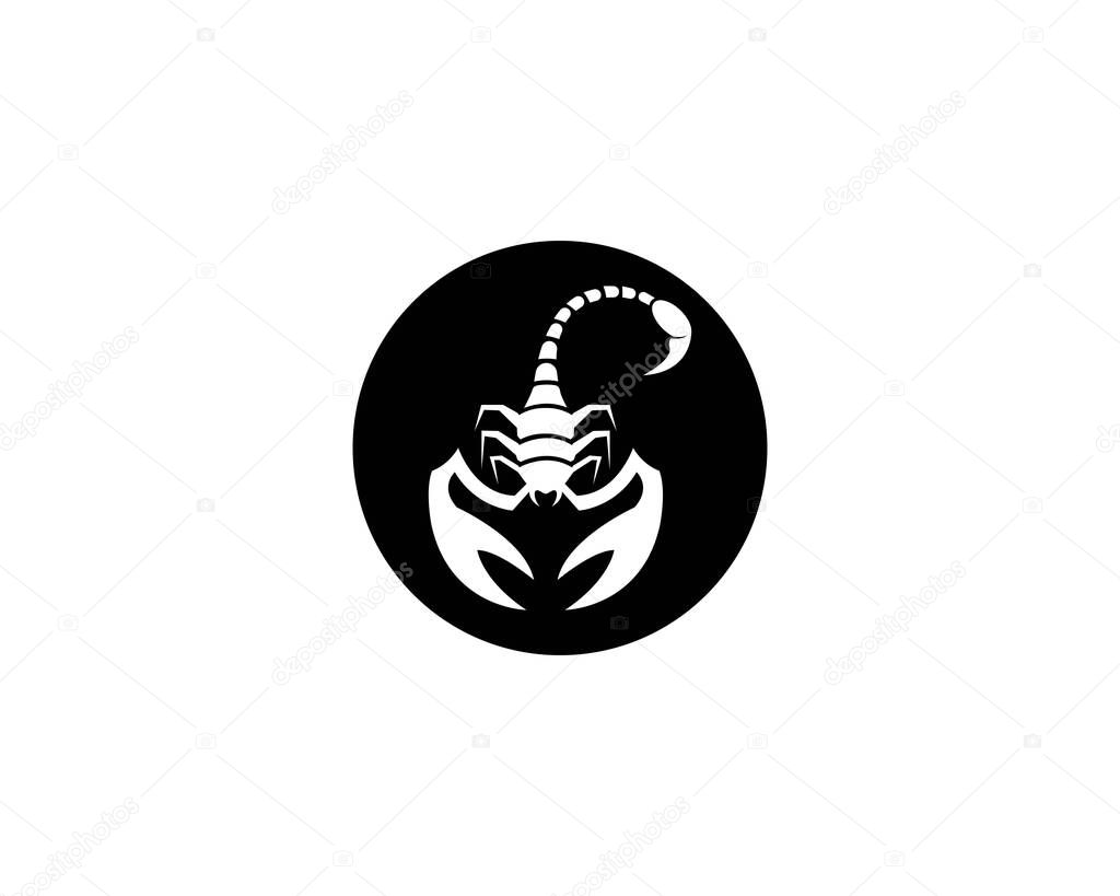 Scorpion symbol vector icon illustration design