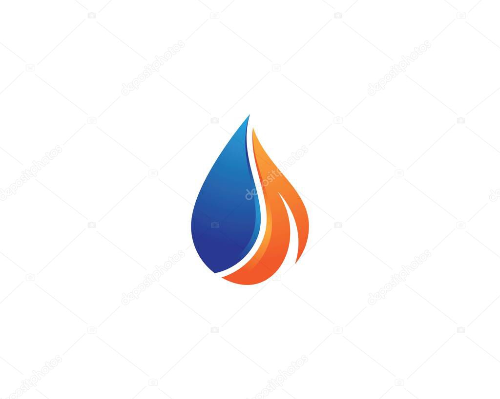 Oil and gas vector icon illustration