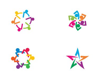 Topluluk vektörü illüstrasyon tasarımı