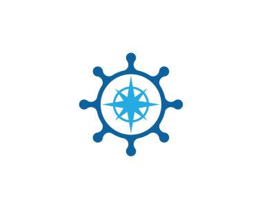 Yönlendirme gemisi vektör illüstrasyon tasarımı