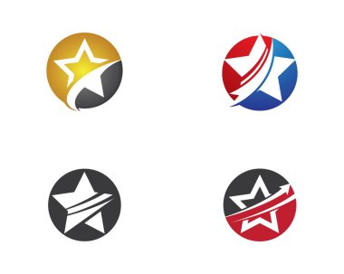 Yıldız vektör illüstrasyon tasarımı