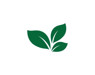 Yaprak sembolü vektör illüstrasyonu