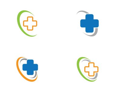 Tıbbi çapraz vektör resimleme tasarımı