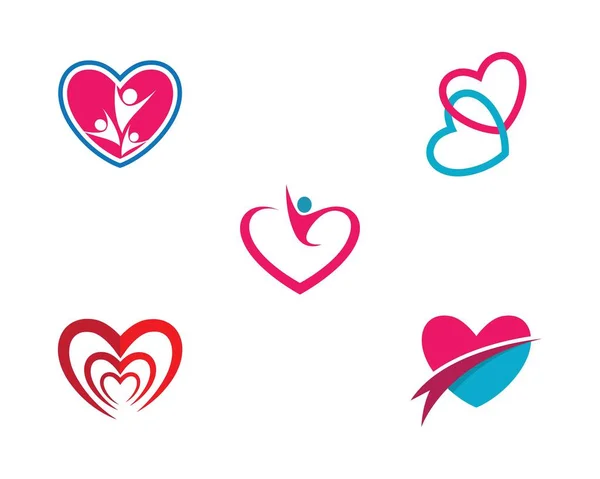 Amor Vector Icono Ilustración Diseño — Vector de stock