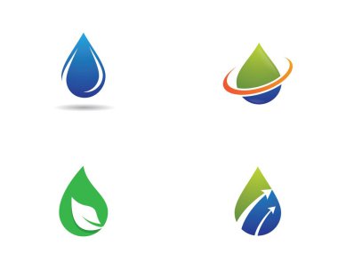 Su damlası vektör resimleme