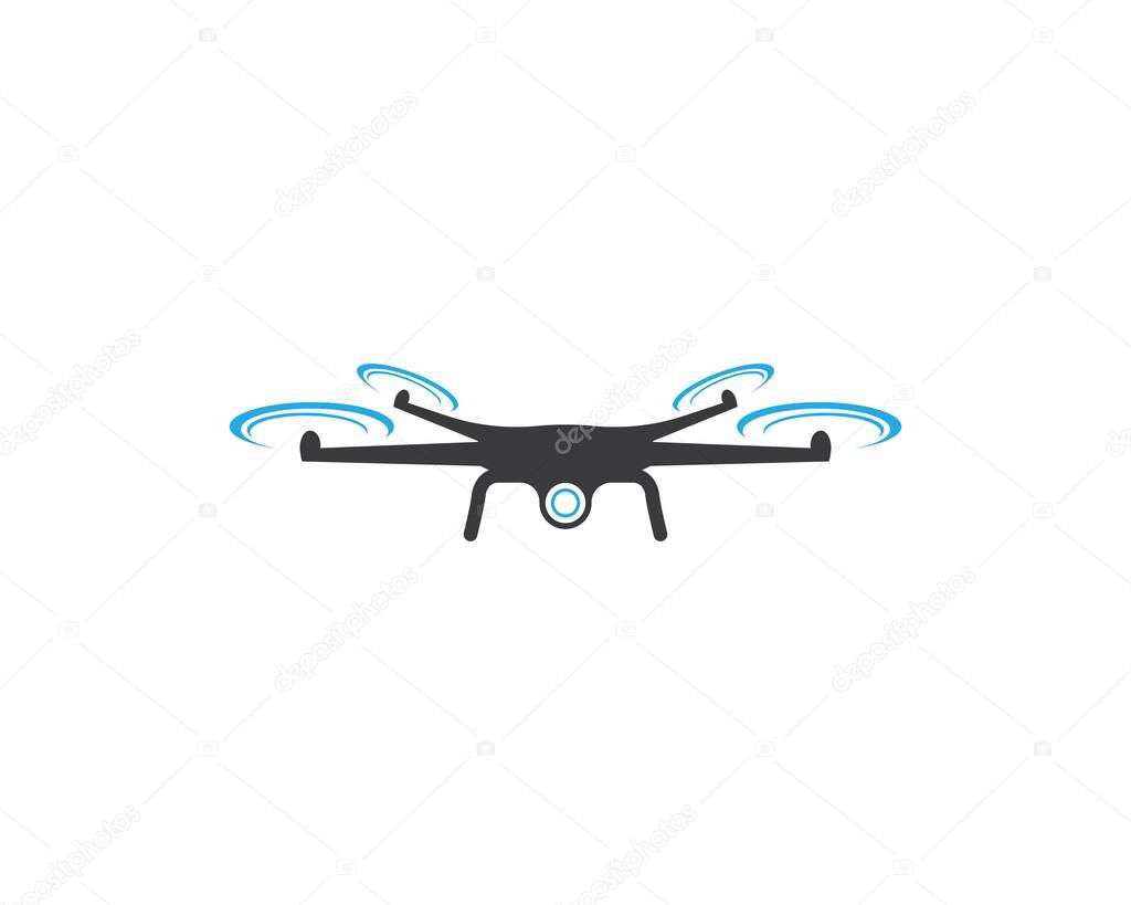 Drone symbol vector icon illustration design