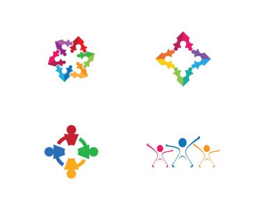 Topluluk vektörü illüstrasyon tasarımı