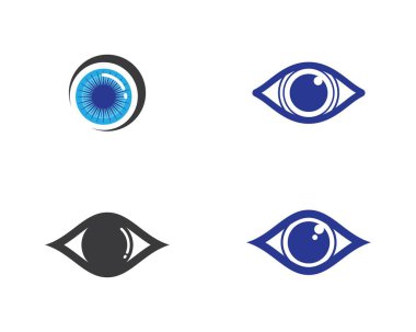 Göz sembolü vektör resimleme tasarımı