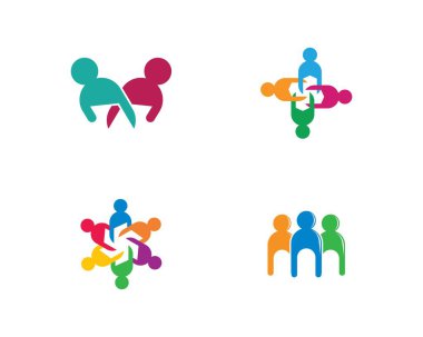 Topluluk vektörü illüstrasyon tasarımı