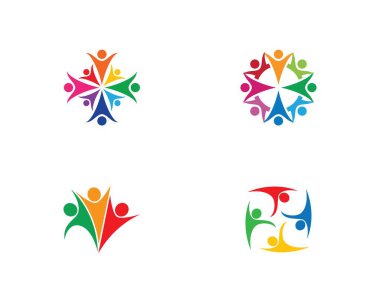 Topluluk vektörü illüstrasyon tasarımı