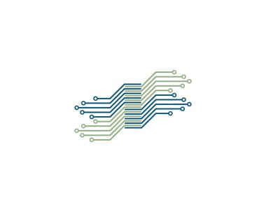 Teknoloji vektör resimleme tasarımı