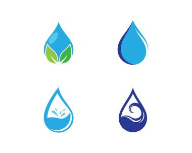 Su damlası vektör resimleme