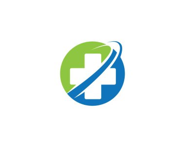 Tıbbi çapraz vektör resimleme tasarımı